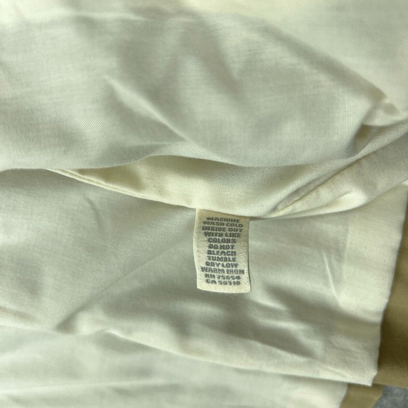 Abercrombie Fitch Trench Coat Womens Medium Brown Cotton Lined Belted Button Up - Picture 13 of 13